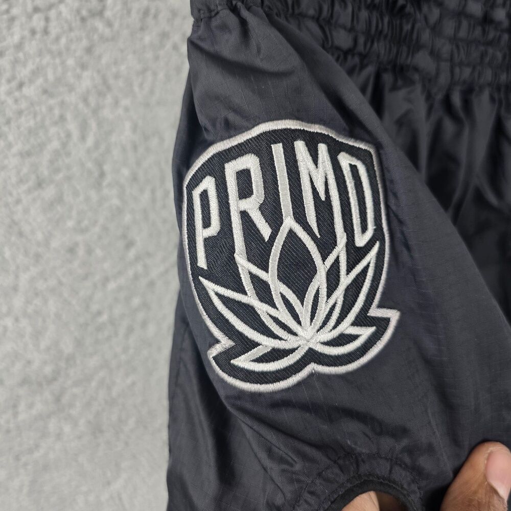 Primo Fight Wear "Black Panther II" Super Nylon Muay Thai Shorts Black Size S - Picture 6 of 11
